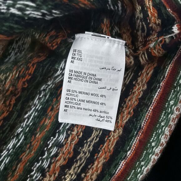 Club Room Women's Multicolor Fair Isle Merino Wool Christmas Holiday Sweater L - Picture 6 of 7